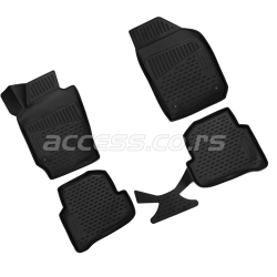 3D Patosnice SKODA Fabia 2015-2021 hatchback 4 kom.